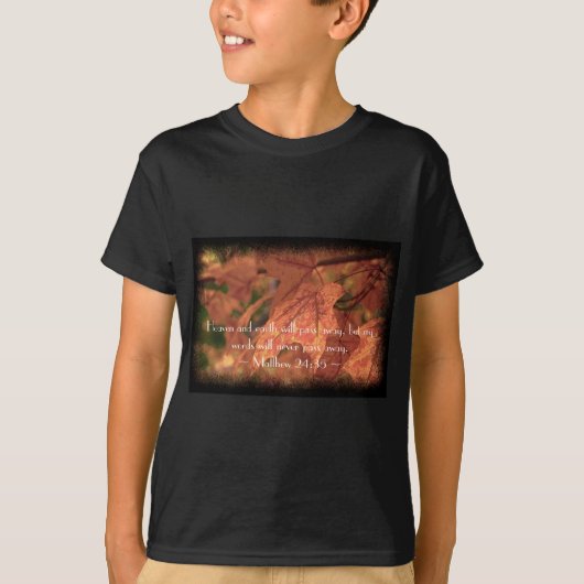 マタイ24:35 Tシャツ (正面)