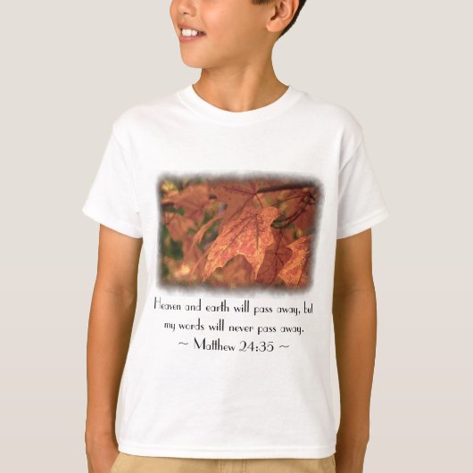 マタイ24:35 Tシャツ (正面)