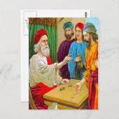 マタイ25:14-30タレントのはがき ポストカード (正面/裏面)