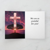 マタイ25:21牧師の感謝 サンキューカード (内部)