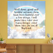 マタイ25:21 キャンバスプリント (インサイチュ (リビング))