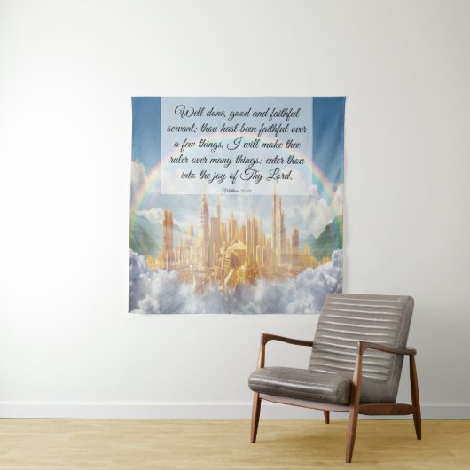 マタイ25:21 タペストリー (インサイチュ)