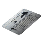 マタイ25:35,36わたしは腹が減り、あなたがたは与え私を マグネット (左側)