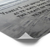 マタイ25:40わたしは、あなたがたに言う ポスター (角)