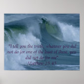 マタイ25:45 ポスター (正面)