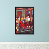 マタイ26:17-25最後のパソバーキャンバス キャンバスプリント (インサイチュ (ウッドフロア))