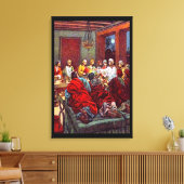 マタイ26:17-25最後のパソバーキャンバス キャンバスプリント (インサイチュ (リビング))