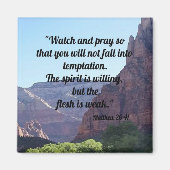 マタイ26:41 マグネット (正面)
