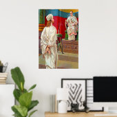 マタイ27:11-26ピラトの質問イエスのポスター ポスター (ホームオフィス)