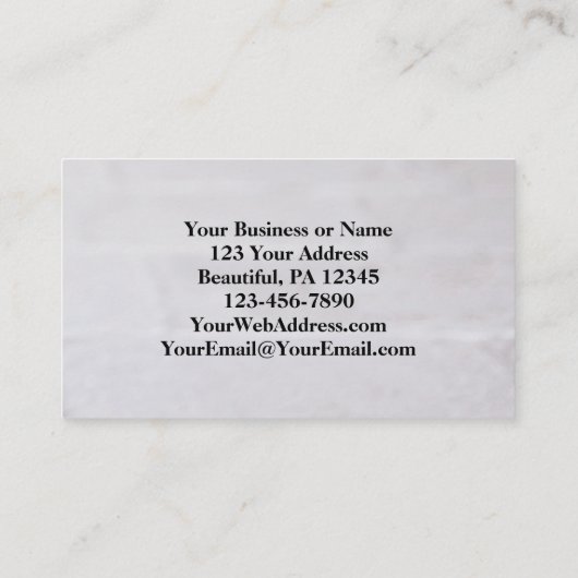 マタイ28:19そこで行き、弟子を作りなさい 名刺 (裏面)