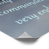 マタイ28:19-20ポスター ポスター (角)