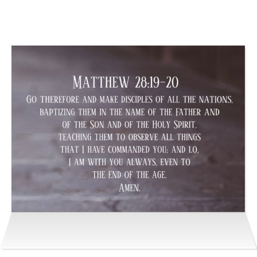 マタイ28:19-20行って弟子のカードを作りなさい (内部横(上))