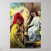 マタイ28:1-7彼は来ない、彼はポスターを立ち上げた ポスター (正面)