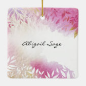 マタイ28:20わたしは常にあなた方と共にいる セラミックオーナメント (裏面)