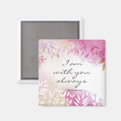 マタイ28:20わたしは常にあなた方と共にいる マグネット (正面/裏面)