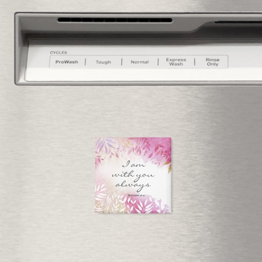 マタイ28:20わたしは常にあなた方と共にいる マグネット (インサイチュ (食洗機))