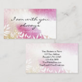 マタイ28:20わたしは常にあなた方と共にいる 名刺 (正面/裏面)