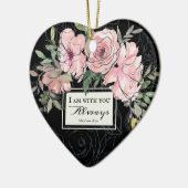 マタイ28:20わたしは常にクリスマスにあなた方と共にいる セラミックオーナメント (左)