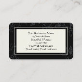 マタイ28:20わたしは常にピンクのフローラ 名刺 (裏面)