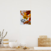 マタイ28 20私はあなたと常に紅葉 ポスター (キッチン)