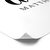 マタイ28:20聖書の聖句わたしは常にあなた方と共にいる ポスター (角)