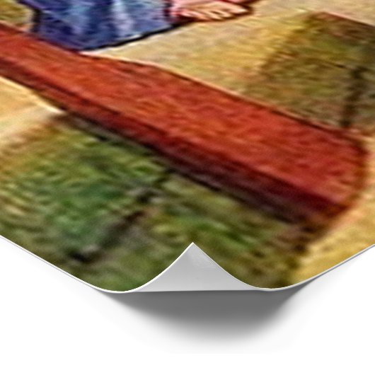 マタイ2:1-12賢人はイエスのもとに行く ポスター (角)