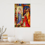 マタイ2:1-12賢人はイエスのもとに行く ポスター (キッチン)