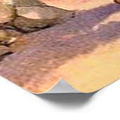 マタイ3:13-17イエスはバプテスマを受けている ポスター (角)