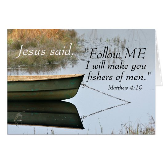 マタイ4:19わたしは人々の漁師を作る (正面横)