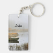 マタイ4:19わたしは人々の漁師を造る キーホルダー (裏面)