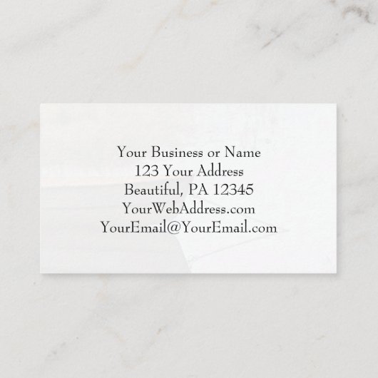 マタイ4:19わたしは人々の漁師を造る 名刺 (裏面)