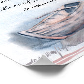 マタイ4:19イエスは来後を追"聖書と言った ポスター (角)