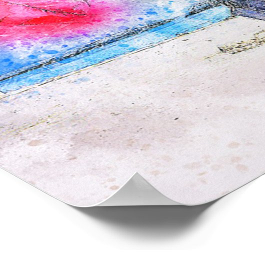 マタイ4:19イエスは言った、「私後を追のバイブルの聖句」 ポスター (角)