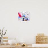 マタイ4:19イエスは言った、「私後を追のバイブルの聖句」 ポスター (キッチン)