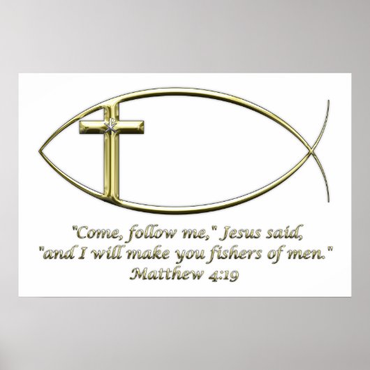 マタイ4:19 ポスター (正面)