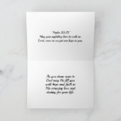 マタイ4:4人はパンだけで生きることはできない カード (内部)