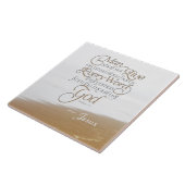 マタイ4:4人はパンだけで生きることはできない タイル (側面)