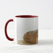 マタイ4:4人はパンだけで生きることはできない マグカップ (左)