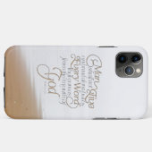 マタイ4:4人はパンだけで生きることはできない Case-Mate iPhoneケース (裏面(横))