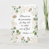 マタイ5 賛美 9は聖書である カード (正面)