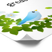 マタイ5:11-12賛美は、あなた方の聖書 ポスター (角)