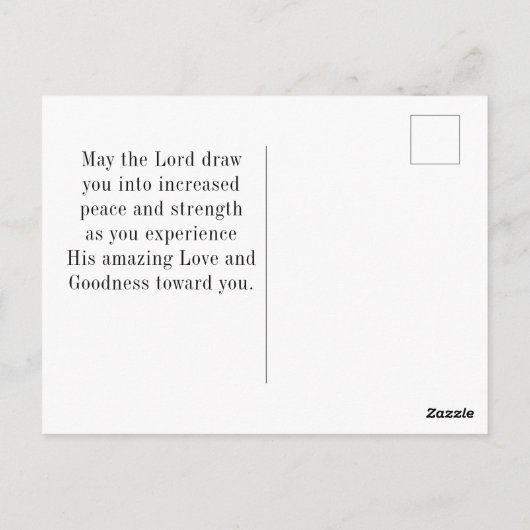 マタイ5:11-12賛美は、あなた方の聖書 ポストカード (裏面)