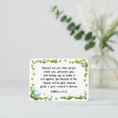 マタイ5:11-12賛美は、あなた方の聖書 名刺 (スタンド正面)