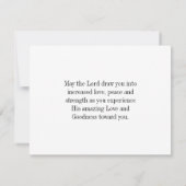 マタイ5:11-12賛美は、あなた聖書フラットカード (裏面)