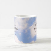 マタイ5:13-14あなたは光と塩の空である コーヒーマグカップ (中央)