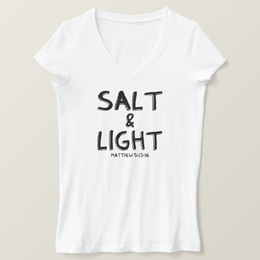 マタイ5:13-16 Tシャツ (デザイン正面)