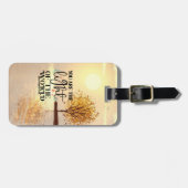 マタイ5:14あなたは世の光である ラゲッジタグ (正面横)