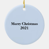 マタイ5:14あなたは世界のハートの光である セラミックオーナメント (裏面)