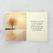 マタイ5:14あなたは世界聖書の光である カード (内部)