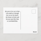 マタイ5:14あなたは世界聖書の光である ポストカード (裏面)